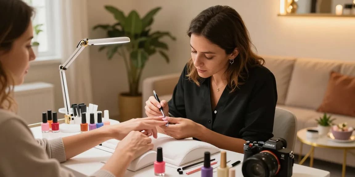 Paradise Nail Beauty offers expert manicure services in a welcoming salon atmosphere.