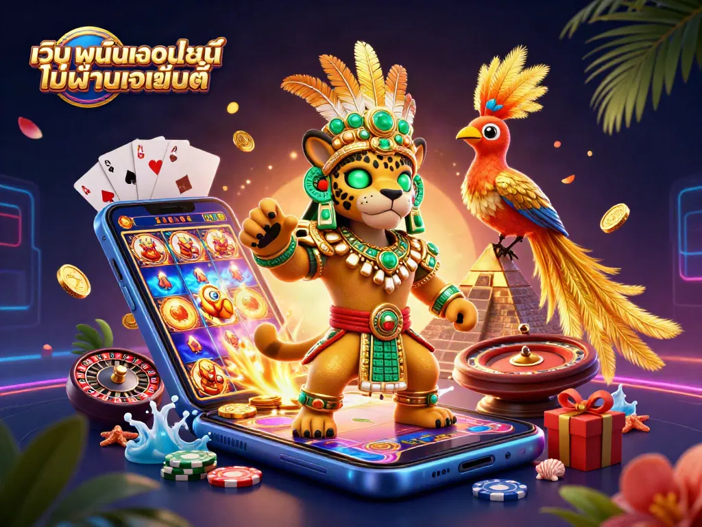 เล่นพนันออนไลน์ ไม่ผ่านเอเย่นต์ พร้อมภาพคาแรคเตอร์อันวิจิตรในคาสิโน