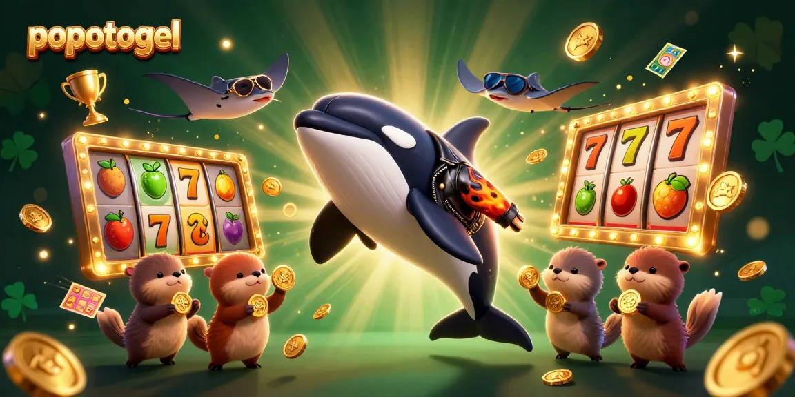 Play exciting games on popotogel with vibrant scenes featuring animated characters and dynamic slot elements.