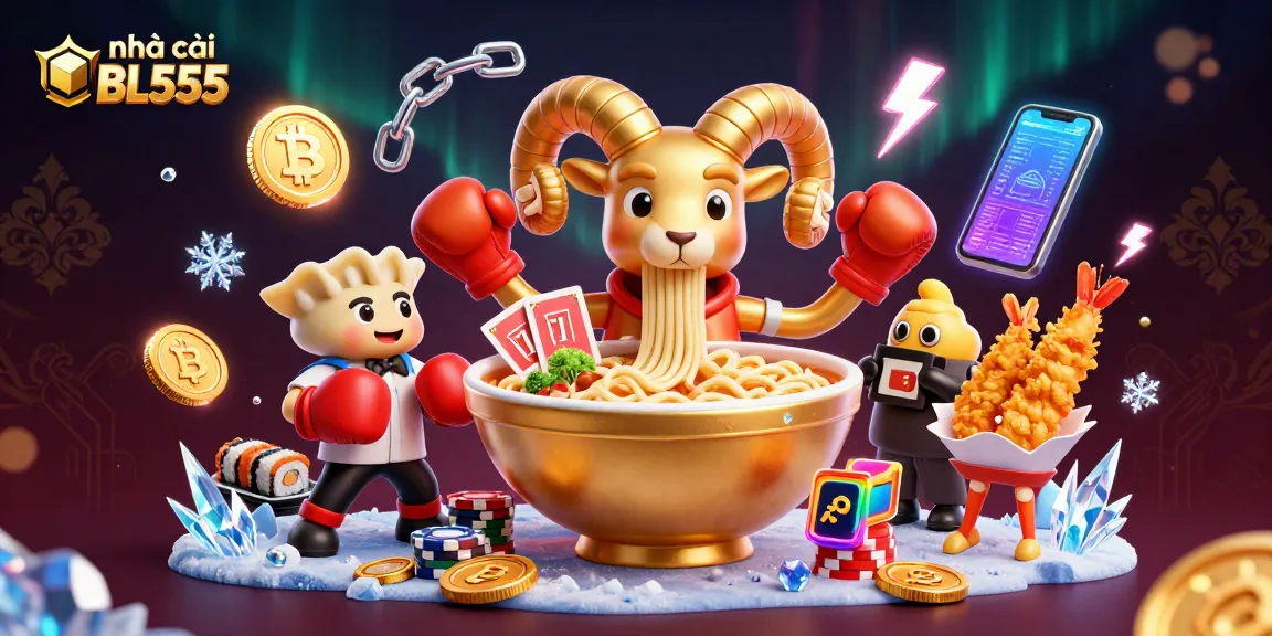 Engage with the dynamic gaming universe at nhà cái BL555 featuring vibrant 3D characters and casino elements.