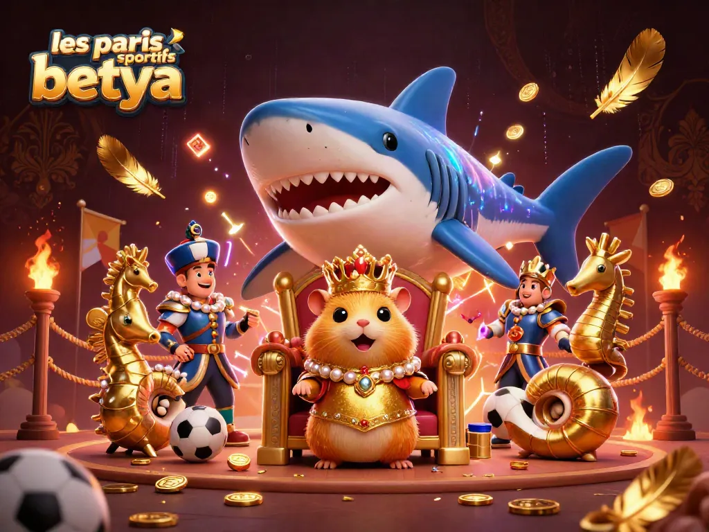 Experience thrilling bets with les paris sportifs betya through a vibrant, dynamic 3D illustration.