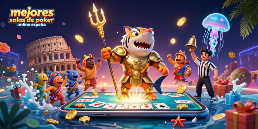 Juega en las mejores salas de póker online España y vive la emoción con cartas reales y fichas.