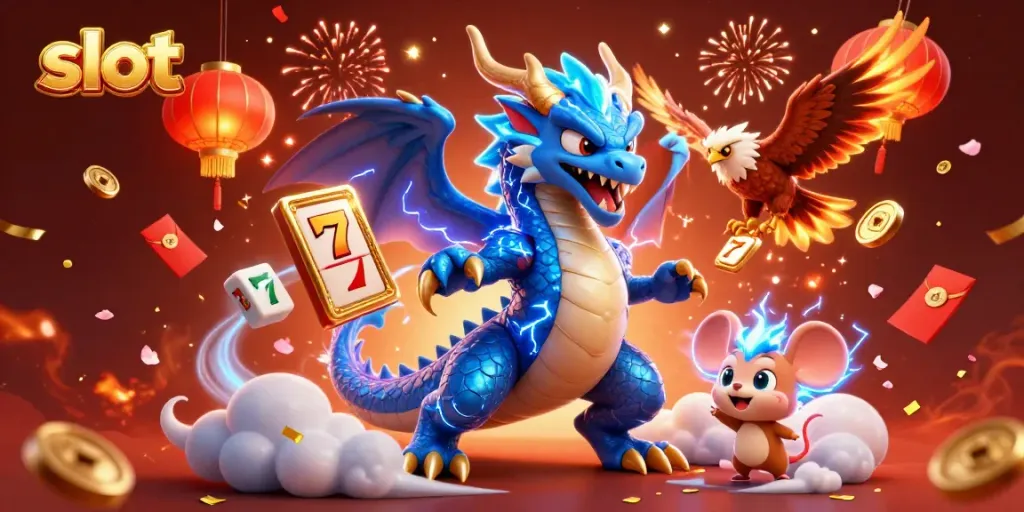 Experience the thrill of slots with dynamic characters and exciting casino elements.