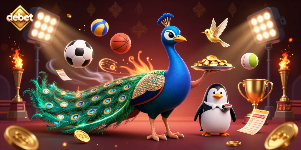 Engage in exciting casino fun with debet’s vibrant scene featuring dynamic sports elements.