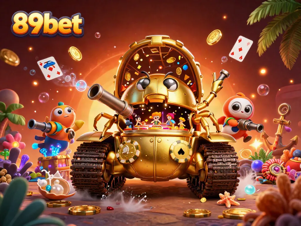 Experience thrilling gameplay at 89bet with a vibrant casino scene featuring dynamic elements and rich detail.