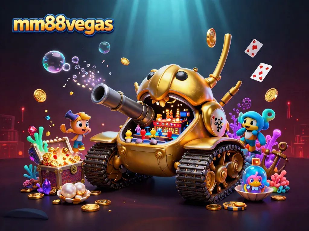 Engage with mm88vegas through an illustrated casino experience in vibrant underwater themes.