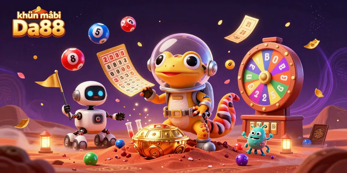 Experience exciting khuyến mãi Da88 as a Martian gecko discovers a golden casino on Mars.