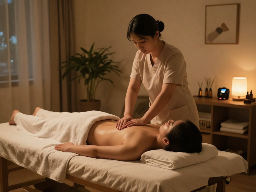 Experience 안산출장마사지 in a calming home setting with a professional therapist.