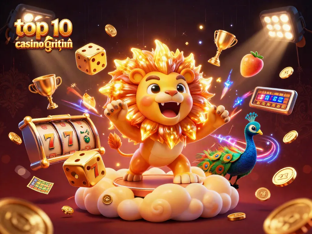Trải nghiệm những sòng bạc hàng đầu trong top 10 casino trực tuyến với hình ảnh sống động và nhiều biểu tượng thú vị.