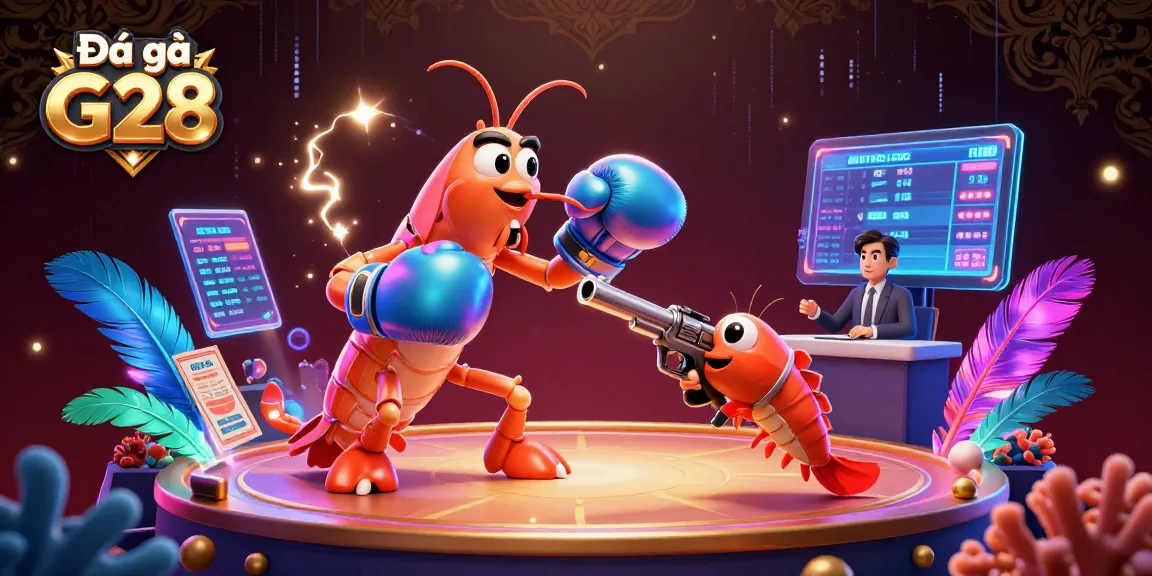Watch Đá gà G28 in action with vibrant 3D characters in a dynamic fighting arena