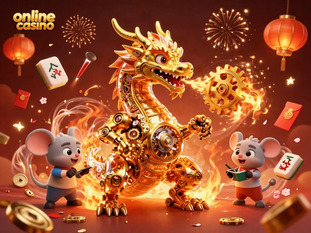 Gioca nei migliori casino online e scopri un drago dorato meccanico e ingegneri nei giochi di slot.